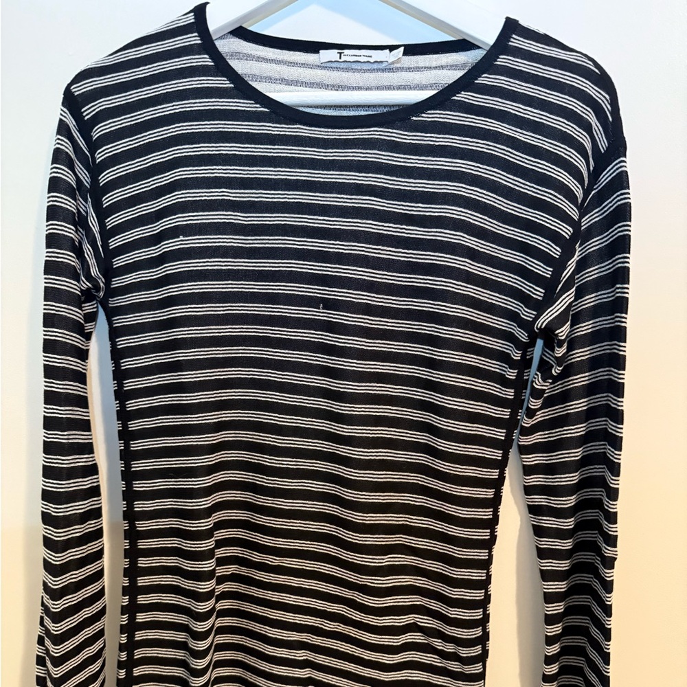 Alexander Wang Monochrome Striped Knit